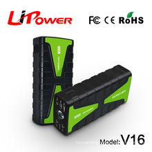 Batteries Power Supply multi function portable mini jump starter with 12 volt DC Air Compressor